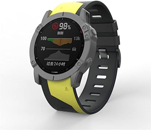 Hwgo 22 26mm colorido quickfit watch tiras para garmin fenix 7 7x silicone easyfit watch watch