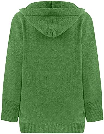 Sweater for Women PLUS TAMANHO CAPELED JAPELA MULHÃO BOTOL CASual Down Casa