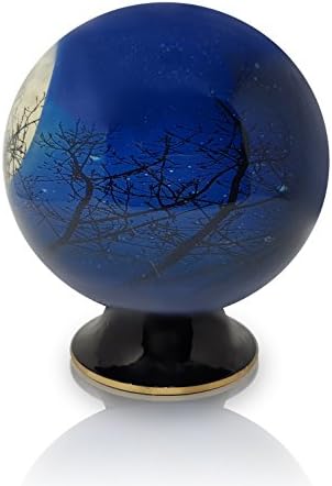 Precioso artesanato de lua cheia esfera da vida Cremação Urna - Urna funerária adulta