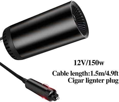 Aquecedor de carros portáteis, Defogger e Defro de Brejão de 150w de 150w, 2 IN1 Deselfroster de aquecimento rápido,