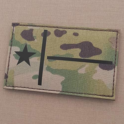 Big IR Multicam Texas Star State Flag 3x5 Big OCP Placa OCP Patch de tórax