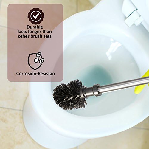 Produtos Toilettree Modern Deluxe Freesternding Aço inoxidável escova de vaso sanitário