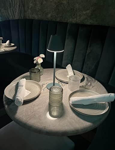 Coleção Essexx Modern Recarregável LED LUZ LUDER PORTÁVEL sem fio para mesas de jantar Lâmpada de mesa portátil sem fio Lâmpada