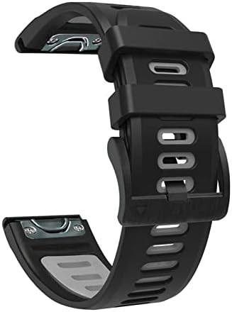 FNDWJ RATIMENTO DE SILICONE DE SILICONE FAT FNDWJ 26mm para Garmin Fenix ​​7x 6x Pro/5x Plus/3 hr/enduro/descendência mk1 mk2 mk2i smart watch band sirep