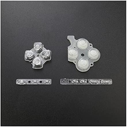 Substituição do gametown Botões esquerdo do kit abxy D-pad do botão de borracha Botão de direção para PSP 3000 Slim Console