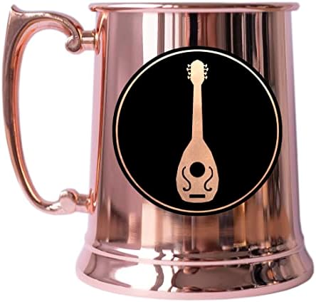 Dnd Bard Moscow Muge Mug personalizado D&D Gamer Gift Copper Stein Beer Caneca DND Presente para ele cerveja Stein 21oz Metal Tankard