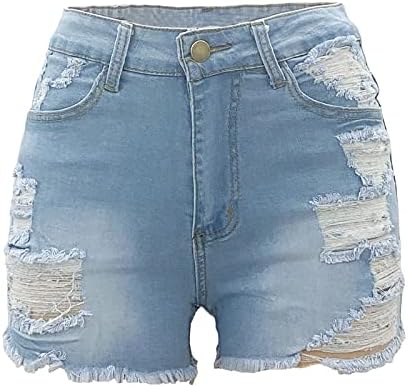 Shorts jeans plus size feminino de cintura alta shorts jeans casuais shorts de praia de férias