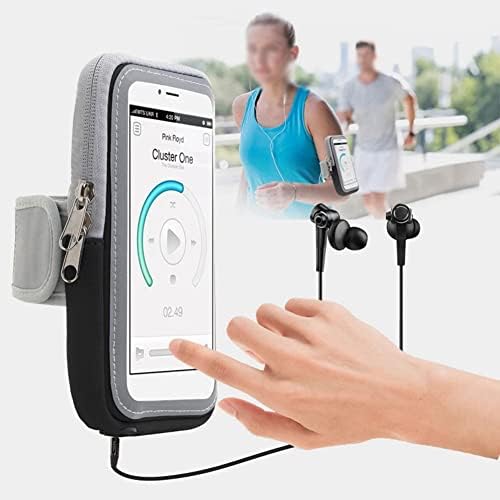 Zhuhw impermeável portador esportivo de telefone esportivo de saco de braço de saco de touch screen masculino homem universal