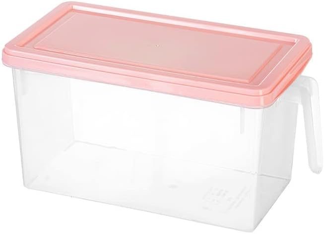 Caixa de armazenamento de alimentos para geladeira SLNFXC com tampa transparente de contêiner de contêiner de contêiner fresco de cozinha organizador de freezer de cozinha