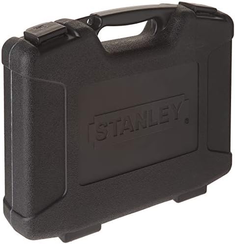 Conjunto de soquete de Stanley Drive, cromo preto, gravação a laser, 99 peças