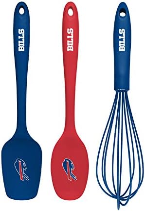 O Sports Vault NFL Unisex-Adult de 3 peças utensílios de utensílios de cozinha