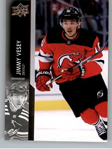 2021-22 Deck superior estendido 596 Jimmy Vesey New Jersey Devils NHL Hockey Trading Card