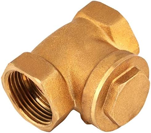 Válvula de retenção de latão de 1pc DN25 N20 LINHA FEMANHA BRASS NÃO RETORNO Válvula de retenção 232PSI Prevê o refluxo