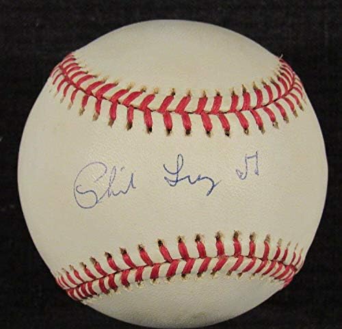 Phil Linz assinado Autograph Autograph Rawlings Baseball - B110 - Bolalls autografados