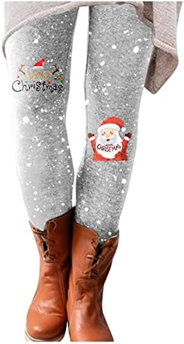 IIUS LEGLGINGS DE NATAL MULHERAS CAIXA HIGH TRANHA DE TUNICA TUNICA TUNICA TUNICA LEGLGINGS RENEDER SOFT CASual Casual Calças