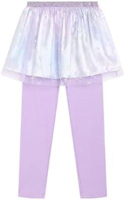 LX7 Criança garotas de bebê Leggings sem pés com calças de saia tutu tutu Culotte Girls Bottoms Dress