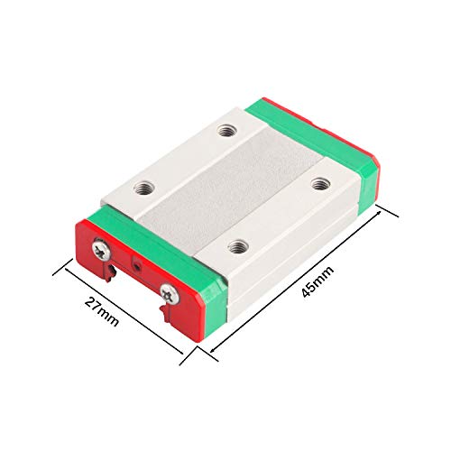 Guia do trilho linear SIMAX3D 800mm MGN12, guia de deslizamento linear com 2PCs MGN12H bloco deslizante para Ender 3, Corexy, Tronxy,