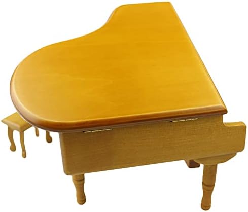 Douba Wooden Grand Once Upon a Piano Music Box em forma de piano com pequeno presente de aniversário criativo para o Dia dos Namorados