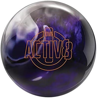 DV8 Activ8 Bowling Ball - preto/prata/roxo