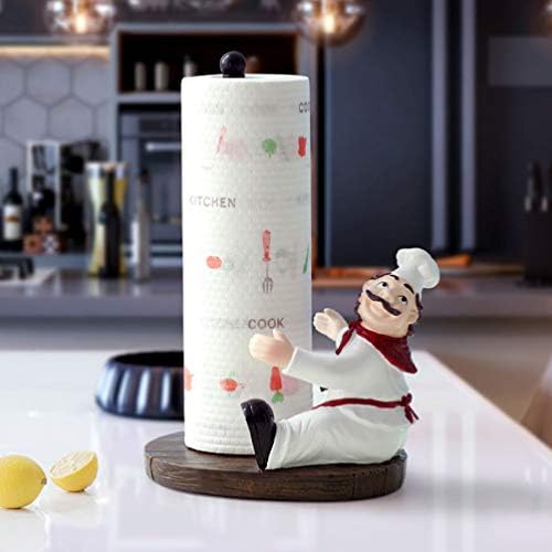 Chef francês italiano Figuras de papel de papel de papel italiano