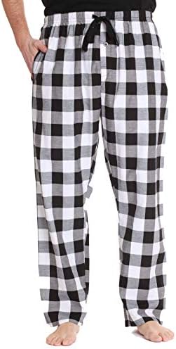 Na campainha #FollowMe Plaid Men's Pijama calças PJ Bottoms para dormir e lounge desgaste