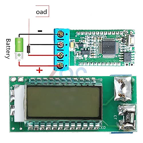 18650 Capacidade de lítio de lítio Capacidade de íons de lítio Detector de tensão atual Medidor LCD