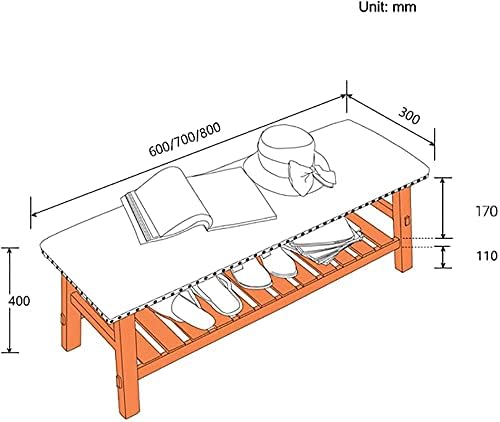 Banco de sapato de madeira emibi com categoria de entrada de fivela retrô com banquinho final da cama de almofada para quarto