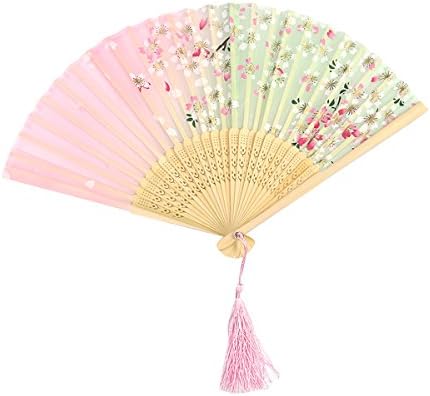 Bestoyard Summer Supplies Blossom Fan Dobring Fan dobrável Fan Fan Hand Fan for Women Girls