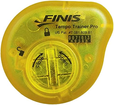 Finis Tempo Trainer Pro Audible Metronome Piting Device, amarelo/BLK, pequeno
