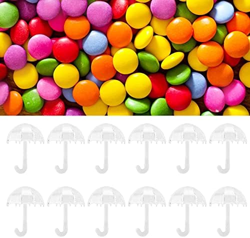 X-go pequenas caixas de doces, 12pcs guarda-chuva molde a caixa de doces de plástico Candy Candy Candy Chocolate Presente Caixa de
