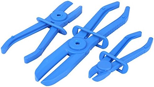 3pcs plástico flexível mangueira de mangueira conjunto de ferramentas de freio de freio linenchs kit de alpra kit azul