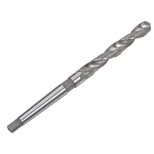 UXCELL 13mm Twist Drill Bit com MT1 Morse diminui o haste, aço de alta velocidade de comprimento de 95 mm