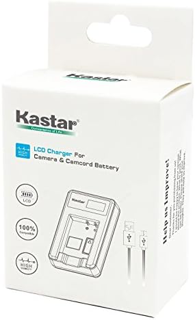 Kastar LCD carregador USB Slim para a bateria Sony NP-FZ100 NPFZ100, BC-QZ1 Charger e Sony Alpha 9, Sony α9, Sony Alpha 9r,