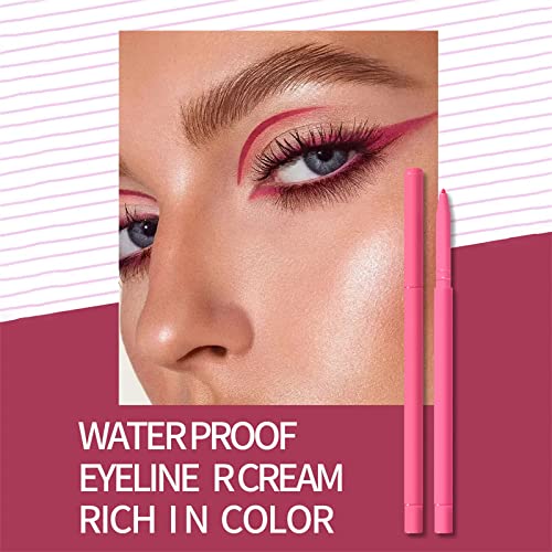 Ponto perfeito Plus Eyeliner 8pcs Impermeável Eyeliner líquido colorido delineador colorido colorido lápis Definir quente