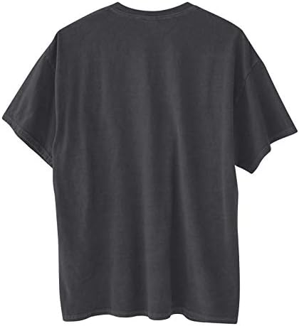 Camisa de tamanho grande feminino Casual Crewneck de manga curta Sol e lua com tampas soltas Blusa de tee confortável