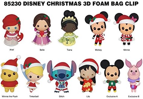 Disney Christmas - clipe de bolsa de espuma 3D em bolsa cega