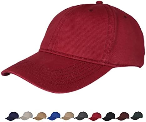 TSSGBL XL de grandes dimensões, xxl chapéus para homens grandes cabeças não estruturadas Caps de beisebol ajustáveis ​​em algodão