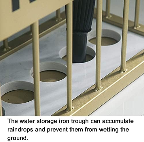 Stands de guarda -chuva lxdzxy, um suporte de guarda -chuva quadrado com malha de metal pode ser usado para dobrar