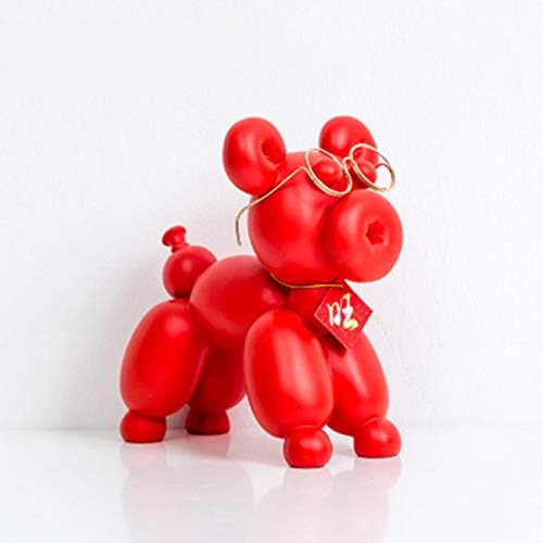 Zamtac Simulação Animais Jeff Koons Shiny Balloon Dog estátua resina artesanato Northern Europe Home Design L2974 -