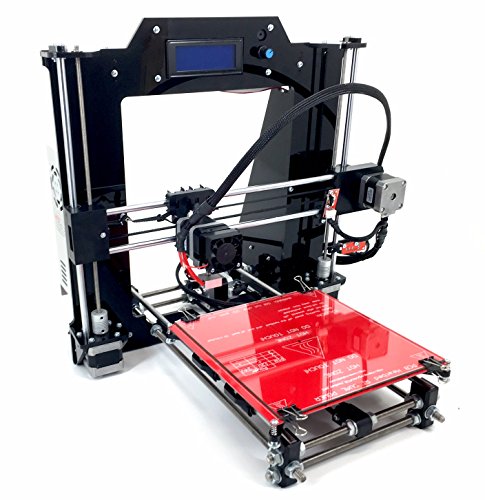 ReprapGuru DIY RESPAP PRUSA I3 V2 Kit de impressora Black 3D com peças de plástico moldadas EUA Company