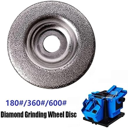 ZZZYW 1 PC 56mm Diamante Retinging Wheel Disc 180/360/600 Para acessórios para ferramentas de nitidez de faca elétrica