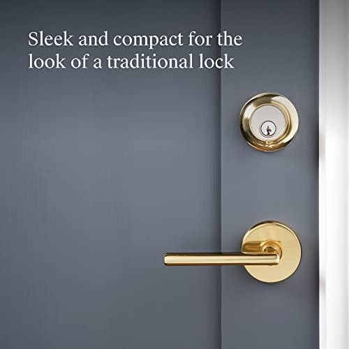 Nível de bloqueio de bloqueio Smart Lock -Touch Edition - Brass polido + Teclado de nível