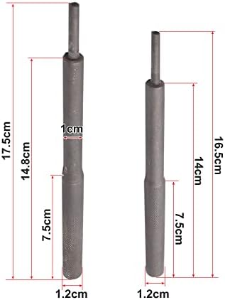 Uxcell 2pcs cinza escuro Guia de válvula universal Removedor de retificação Ferramenta de lapidação para carro