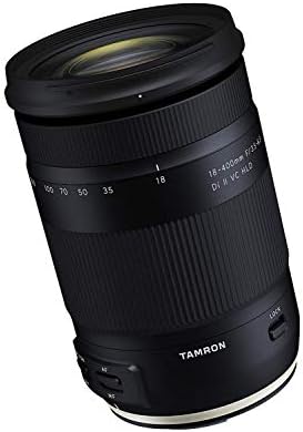 Tamron 18-400mm f/3.5-6.3 Di-II VC Hld All-in-One Zoom para câmeras SLR digitais da Canon APS-C