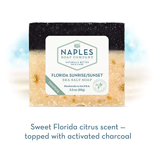 Naples Soap Company PH Equilibrando Salp Salp Bar - Naturalmente esfolia e hidrata - Sem ingredientes prejudiciais - 3,5 oz,