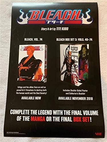 Bleach - 12 x18 d/s original Promo/Book Poster NYCC 2018 Viz Media