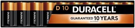 Duracell Coppertop AAA 16 contagem + d 10 Baterias alcalinas contagem pacote combinado - Longa e duram