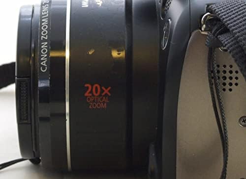 Lente de reposição compatível Cap Canon PowerShot SX10 IS, SX10, SX20 IS, SX20, SX30 é câmera digital