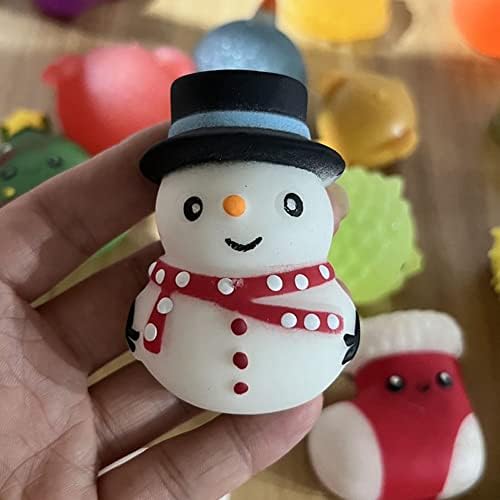 Houchu Christmas Squeeze Toys Snowman Snowflake