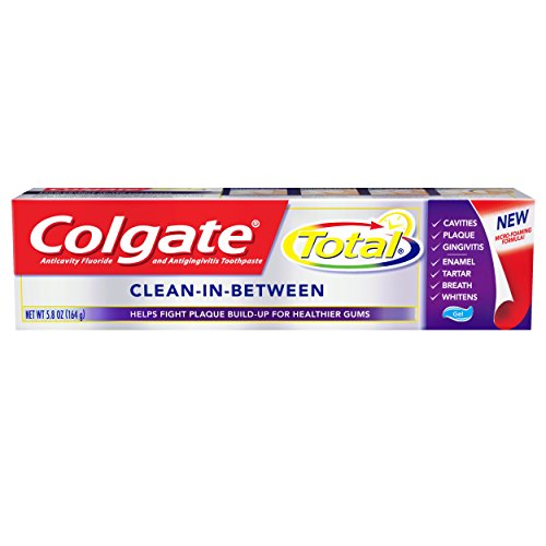 Creme dental de gel de espuma total de Colgate, limpeza entre-5,8 onças